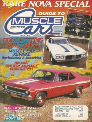 GUIDE TO MUSCLE CARS 1990 OCT - RARE TA, HEMI CHARGER
